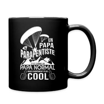 parapente cadeau papa parapentiste anniversaire - Mug uni - noir - Droite