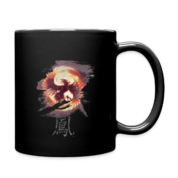 Phoenix - Tasse einfarbig - Schwarz - Rechts