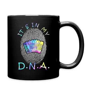 Accordéon, accordéon, musique, accordéon - Mug uni - noir - Droite