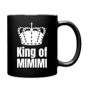 mimimi Heulsuse Schwetzer jammern Geschenk Spruch - Tasse einfarbig - Schwarz - Rechts