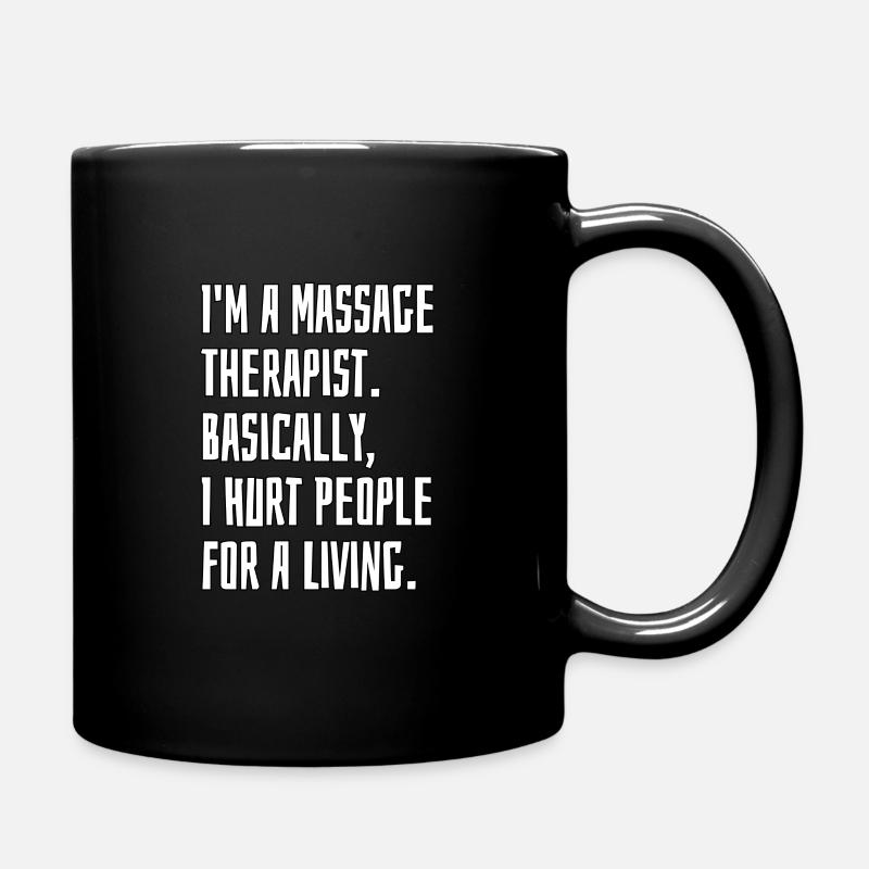 Massage Therapist - Full Colour Mug - black