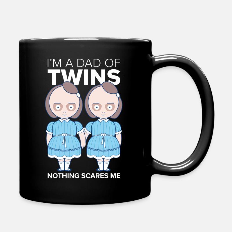 Dad of twins - Tasse einfarbig - Schwarz