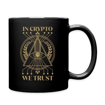 Dans Crypto We Trust Crypto Crypte - Mug uni - noir - Droite
