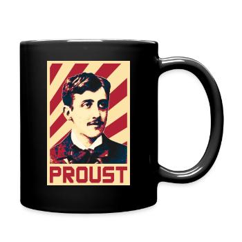 Marcel Proust - Mug uni - noir - Droite