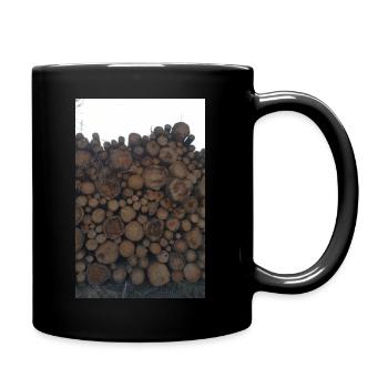 Wooden polder - Full Colour Mug - black - Right