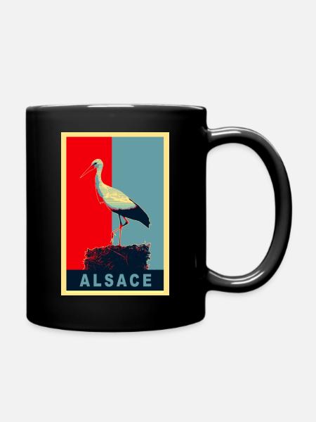 Alsace - Mug uni - noir