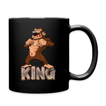 Gorilla - Full Colour Mug - black - Right