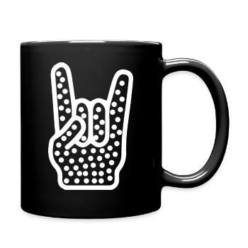 Rock and Roll Rock Music - Full Colour Mug - black - Right
