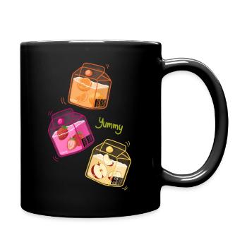 Jus fruité - Mug uni - noir - Droite