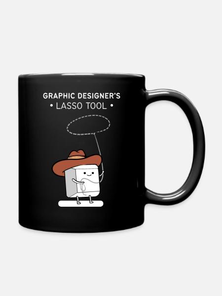 Designer graphiste graphiste designer artiste - Mug uni - noir
