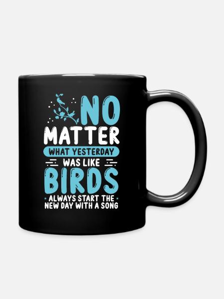 Bird Watching Birder Chirp Birder Bird Lover - Tasse einfarbig - Schwarz