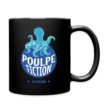 Poulpe Fiction - Ile d'Oléron - Mug uni - noir - Droite