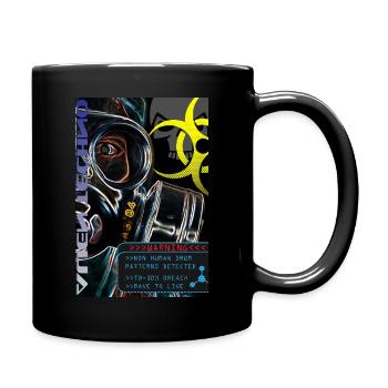 | De la Techno Sombre Alien Techno 303 Rave à vivre - Mug uni - noir - Droite