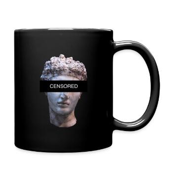 "CENSORED" - Tasse einfarbig - Schwarz - Rechts