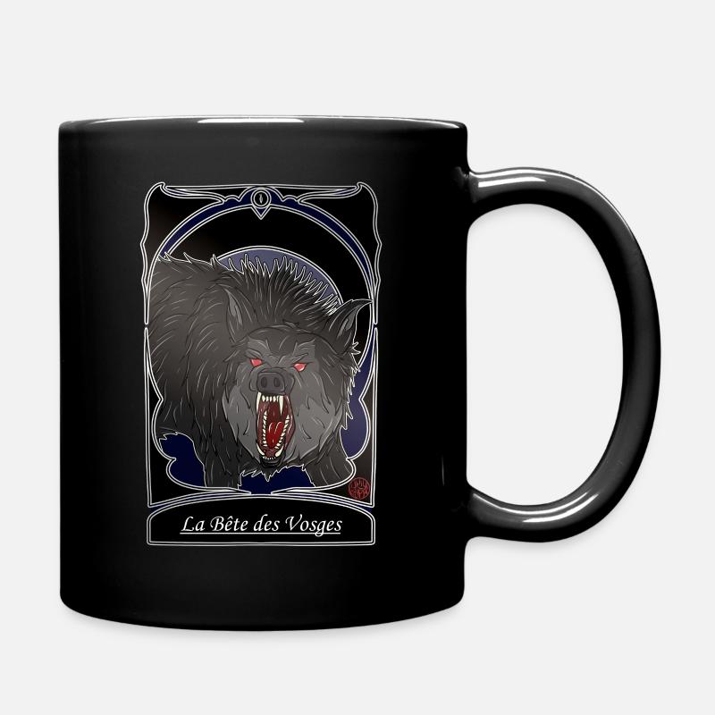 La Bete des Vosges - folklore Vosges - Tasse einfarbig - Schwarz