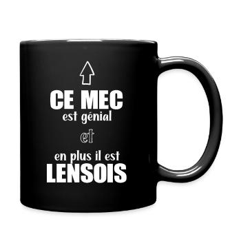 Lensois - Lens - Ville - Génial - Cadeau - Drôle - Mug uni - noir - Droite