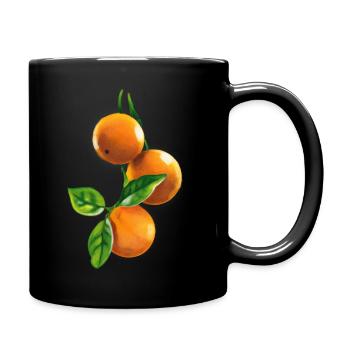 Oranges - Full Colour Mug - black - Right