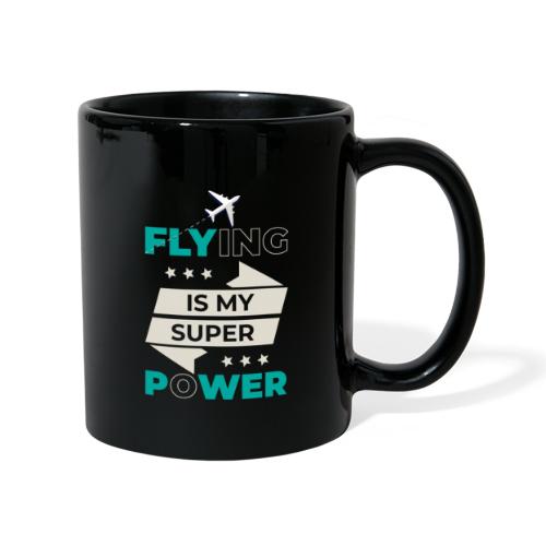 Flying is my super power - Taza monocolor