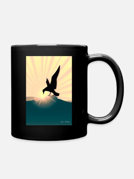 La mouette - Mug uni - noir