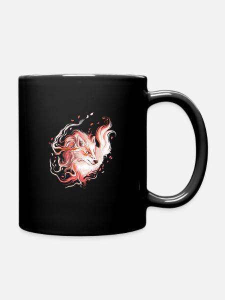 Loup - Mug uni - noir