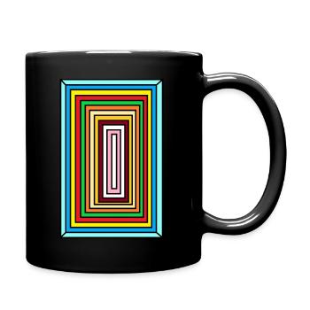 illusion - Tasse einfarbig - Schwarz - Rechts