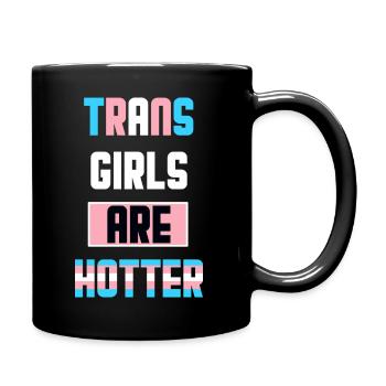 Les filles trans sont plus chaudes LGBTQ CSD Idée cadeau - Mug uni - noir - Droite