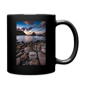 Alone - Tasse einfarbig - Schwarz - Rechts