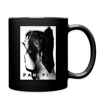 one more picture! - Tasse einfarbig - Schwarz - Rechts