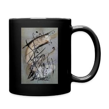 Collection Write Art - Tasse einfarbig - Schwarz - Rechts