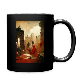 Ville épique - Mug uni - noir - Droite