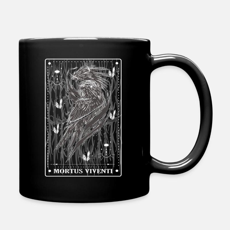 Gothique - Carte de Tarot Mortus Viventi - Design - Mug uni - noir