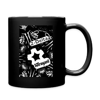 2 Delta NB Cœur Graf 3800 - Mug uni - noir - Droite