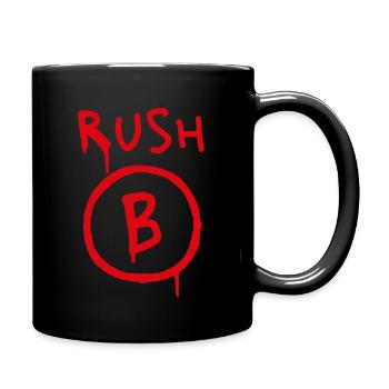 Rush B - Tasse einfarbig - Schwarz - Rechts