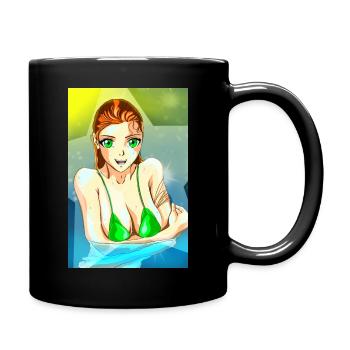 swimming pool - Mug uni - noir - Droite