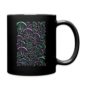 FLY high - Tasse einfarbig - Schwarz - Rechts