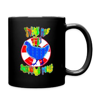 J'peux pas, cocotte - Mug uni - noir - Droite