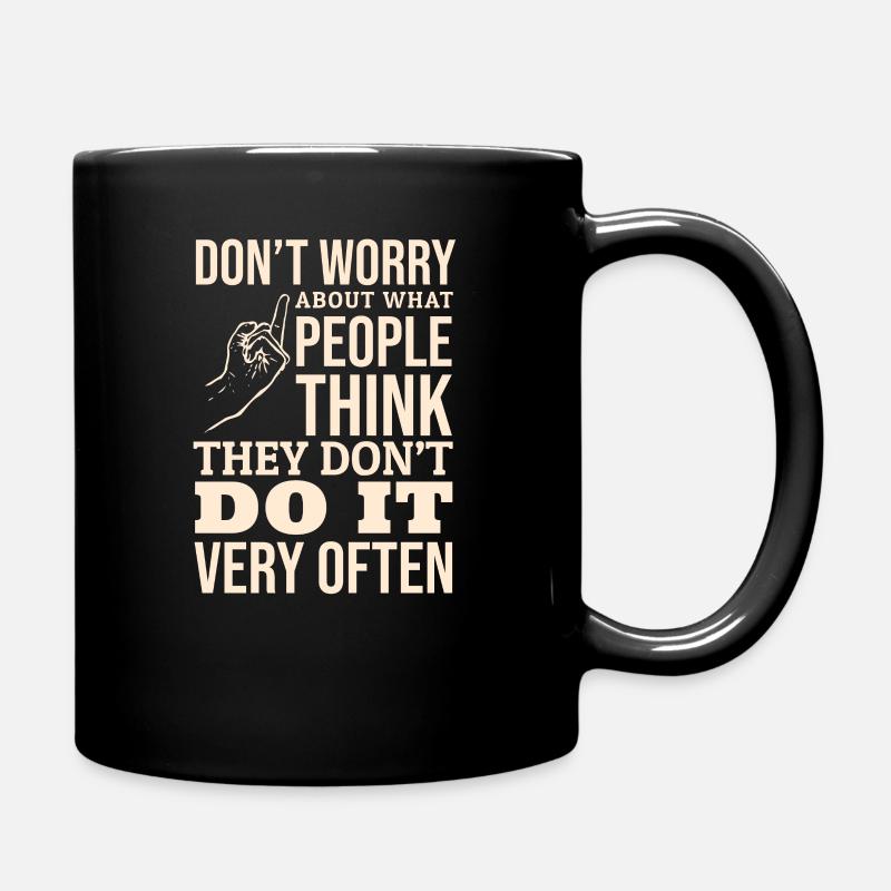 Don t worry - Full Colour Mug - black