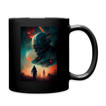 Affiche de film Rétro Science Fiction - Mug uni - noir - Droite