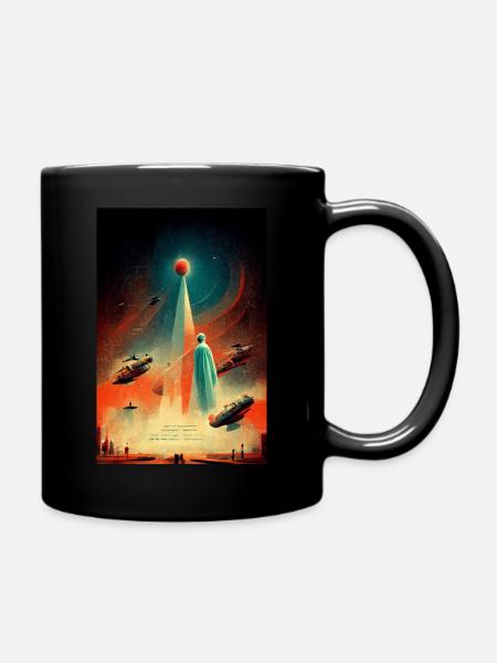 Affiche de film Rétro Science Fiction - Mug uni - noir