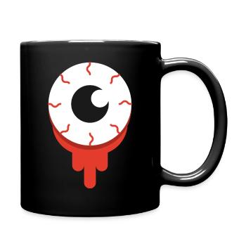 Halloween Spooky Eye - Mug uni - noir - Droite