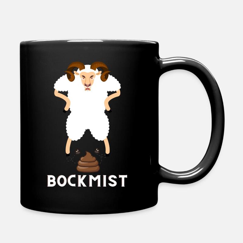 Bockmist - Tasse einfarbig - Schwarz
