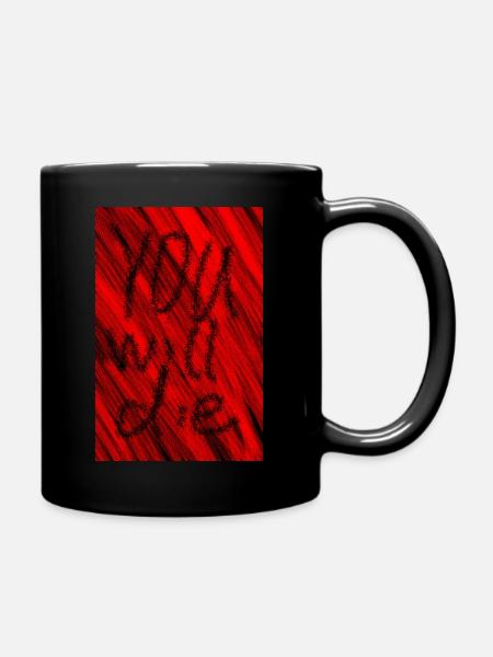 Böse - Tasse einfarbig - Schwarz