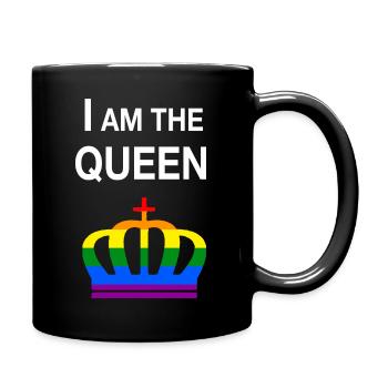 I am the Queen - Mug uni - noir - Droite