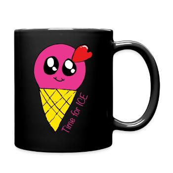 Bébé de glace - Mug uni - noir - Droite