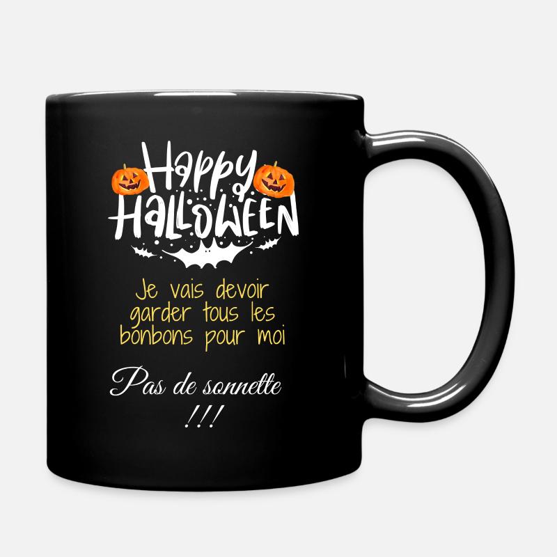 Halloween bonbons - Mug uni - noir