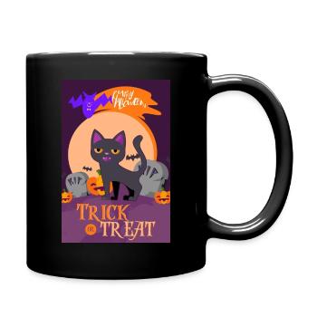tick a treat - Full Colour Mug - black - Right