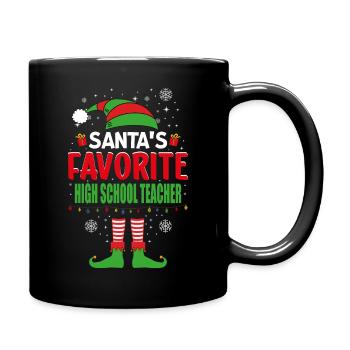 Le professeur de lycée préféré du Père Noël Elf - Mug uni - noir - Droite
