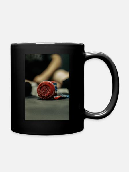 Boxing bandage - Full Colour Mug - black