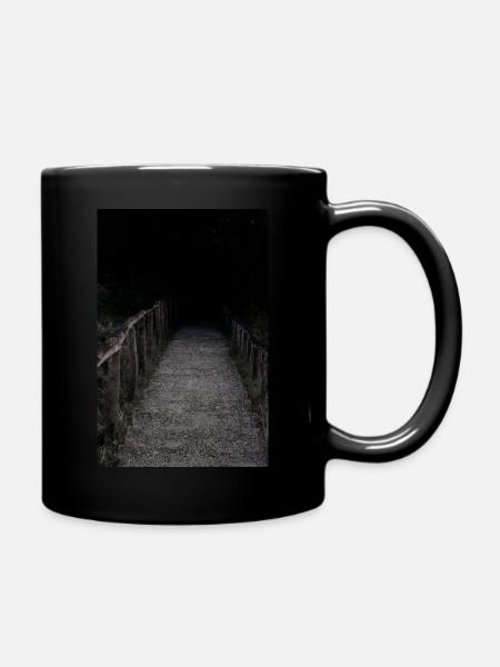 Stairs into darkness - Tasse einfarbig - Schwarz