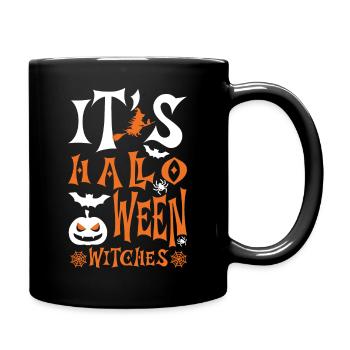 Ses sorcières d’Halloween - Mug uni - noir - Droite